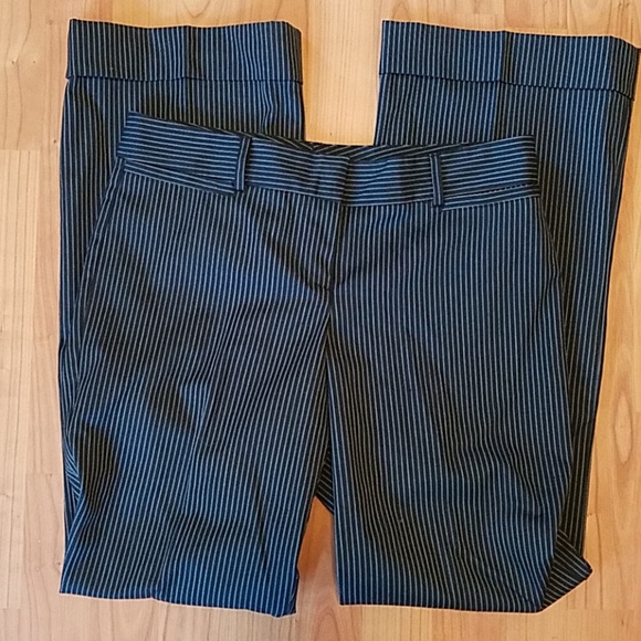 Tracy Evans Pants - Tracy Evans pinstripe cuffed dress pants